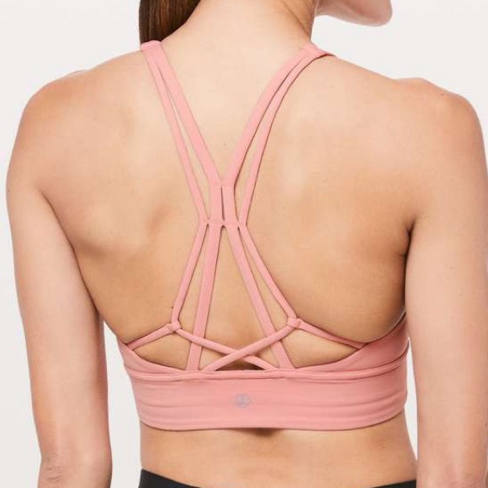 lululemon athletica Blush Strappy Sports Bra